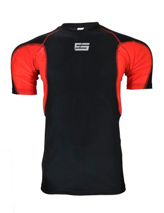 Fonce Sports Men Compression Half Sleeve Shirt, Top, Rash Guard, Baselayer, T-shirt