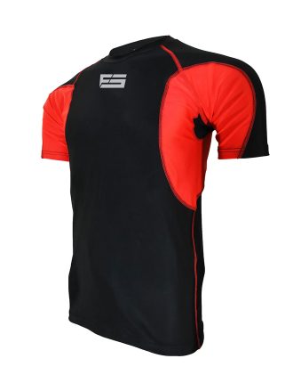 Fonce Sports Men Compression Half Sleeve Shirt, Top, Rash Guard, Baselayer, T-shirt