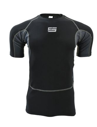Fonce Sports Men Compression Half Sleeve Shirt, Top, Rash Guard, Baselayer, T-shirt